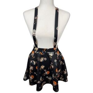 Hot Topic Haikyu Chibi Japanese Character Cosplay Anime Suspender Mini Skirt